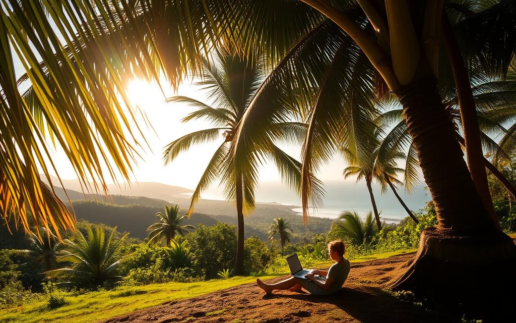 Can I work online while living in Costa Rica?