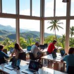 Internet and coworking spaces for digital nomads in Costa Rica