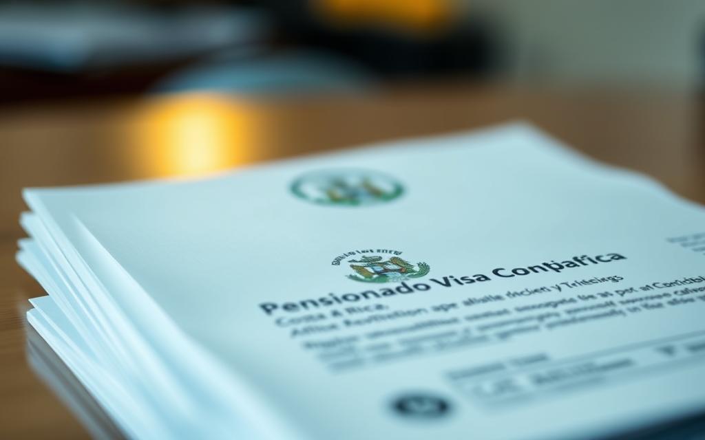 Pensionado Visa documentation