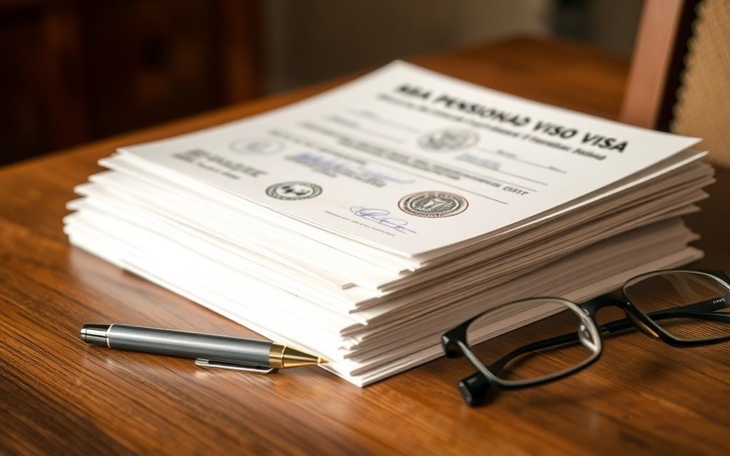 Documentos de renovación de visa de pensionado