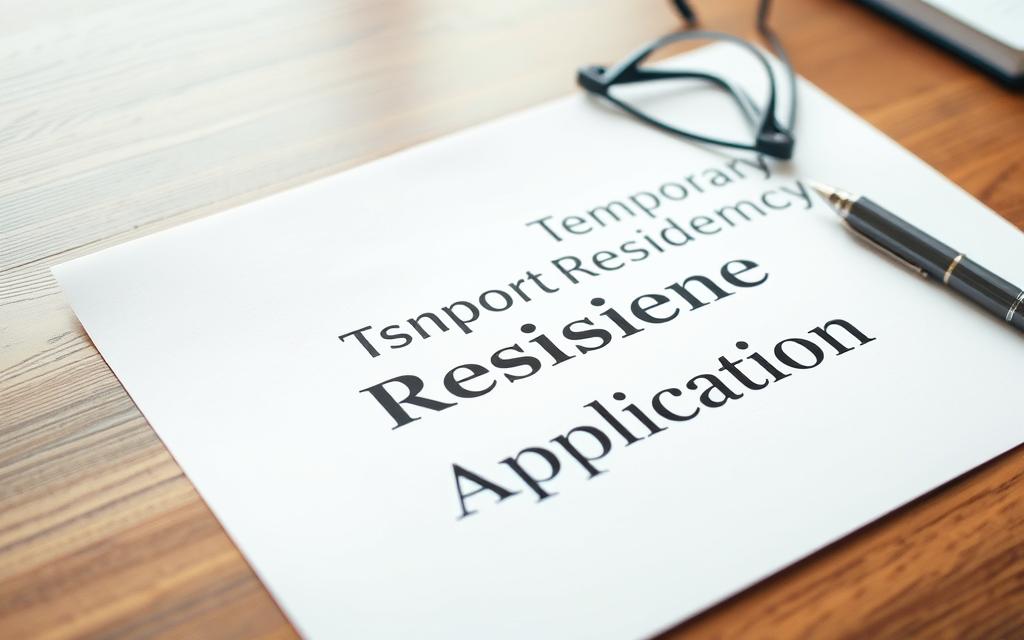 temporary residency application